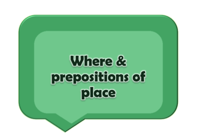 where and prepositions of place- کجا و حروف اضافه برای مکان