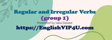 Irregular verbs- group 1- افعال بی قاعده در انگلیسی (گروه 1)