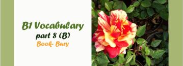 B1 Vocabulary: Book- Bury (part 8): واژگان سطح B1 برای حرف B با استاندارد CEFR