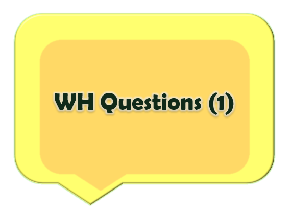 WH Question Words (1)- کلمات پرسشی در انگلیسی